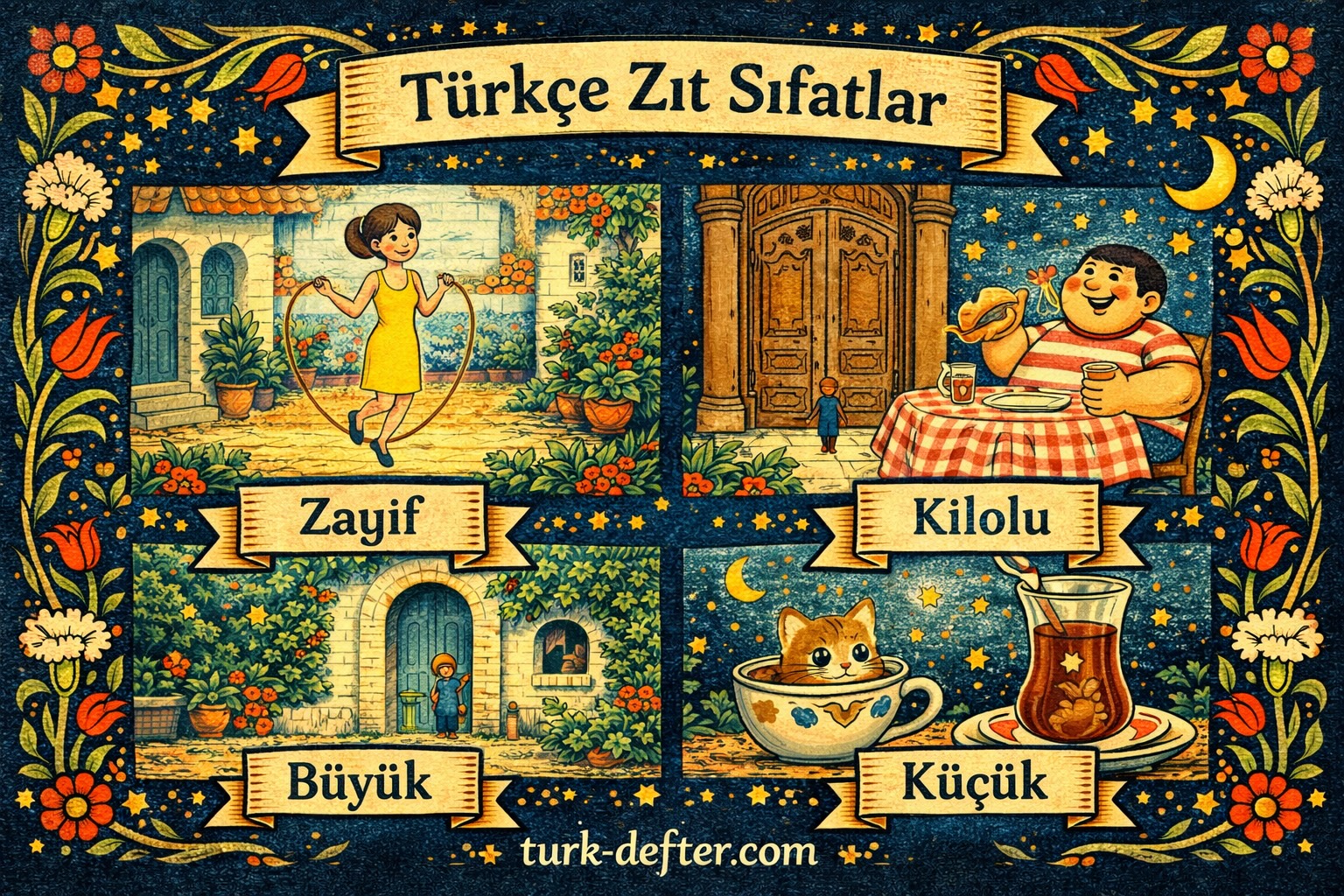 Featured image for Homework 02: Adjectives, Opposites, and Var/Yok